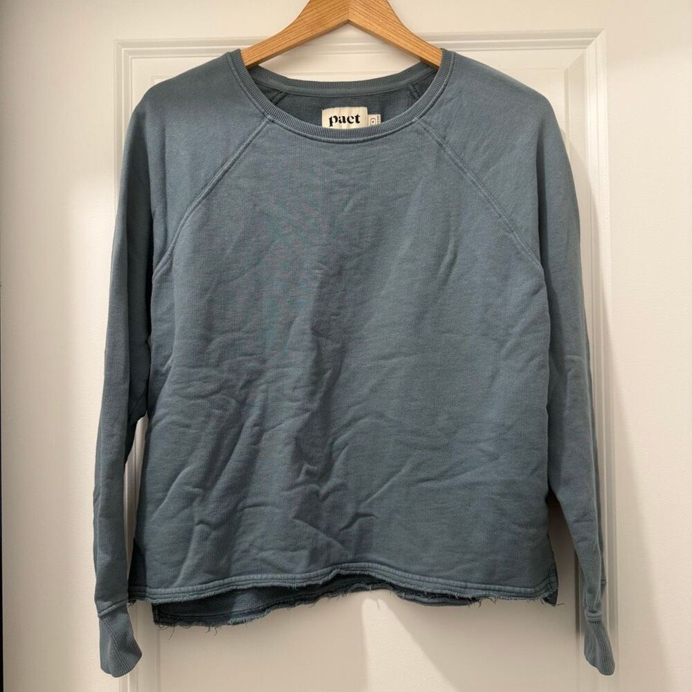 PACT The Downtime Raglan Sweatshirt size S